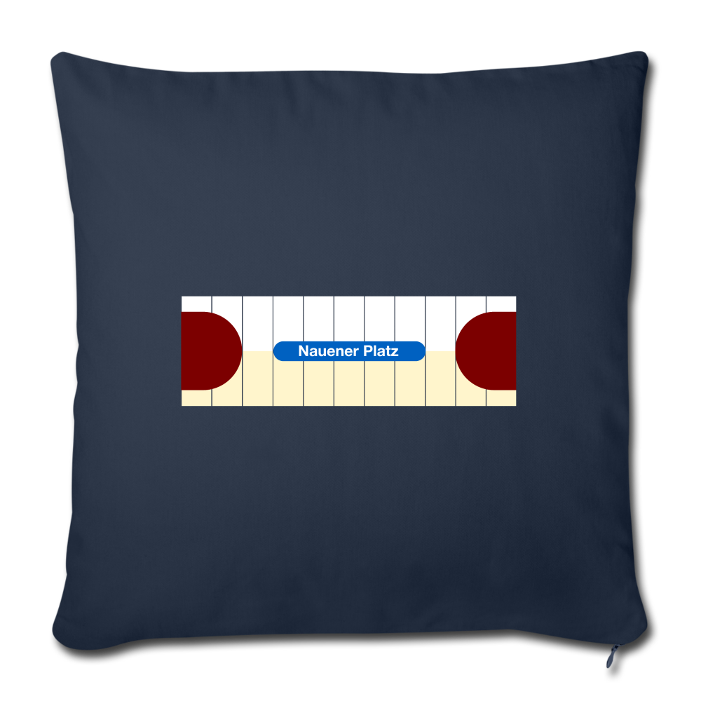 Nauener platz - Sofakissen mit Füllung (45 x 45 cm) - navy