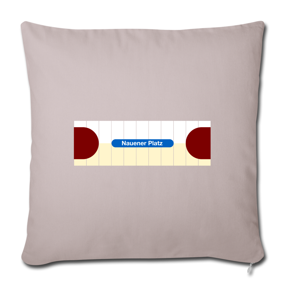 Nauener platz - Sofakissen mit Füllung (45 x 45 cm) - light taupe
