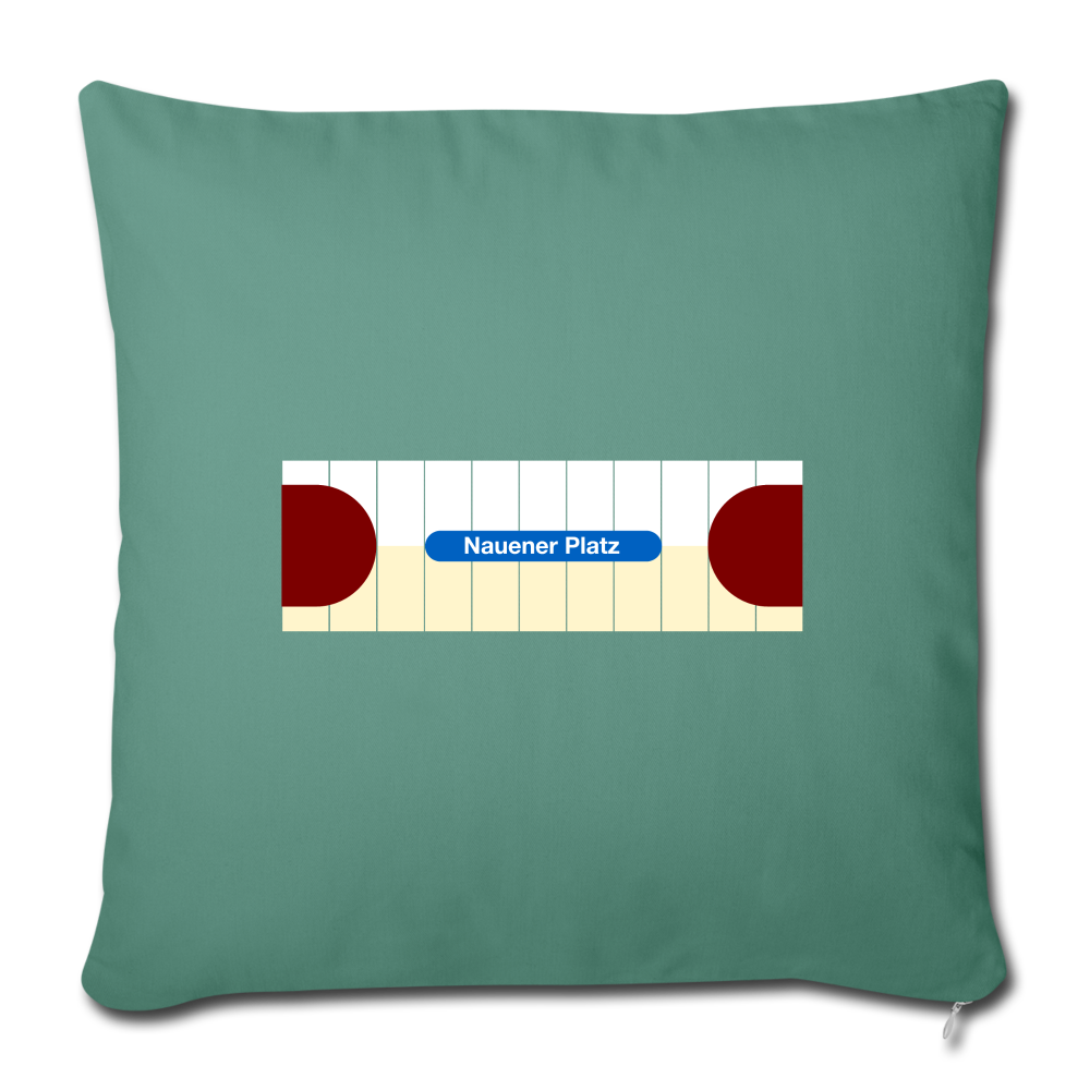 Nauener platz - Sofakissen mit Füllung (45 x 45 cm) - cypress green