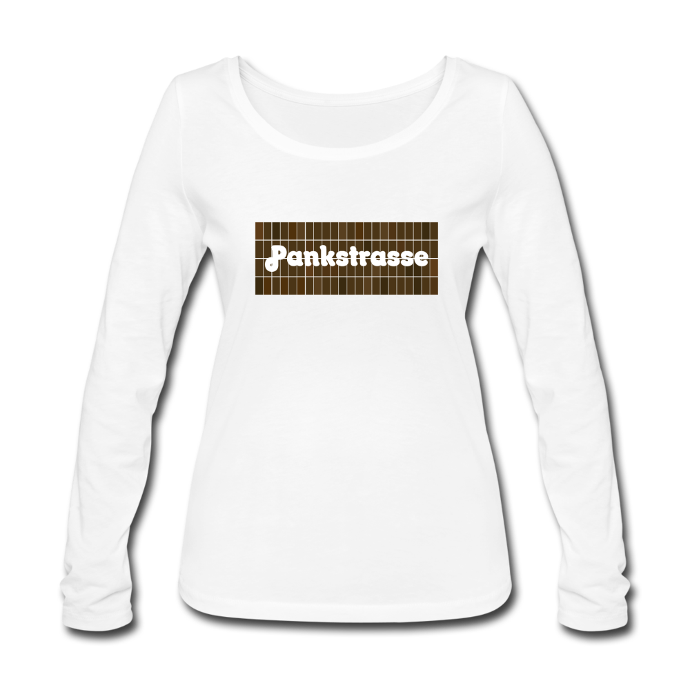 Pankstrasse - Frauen Bio Langarmshirt - white