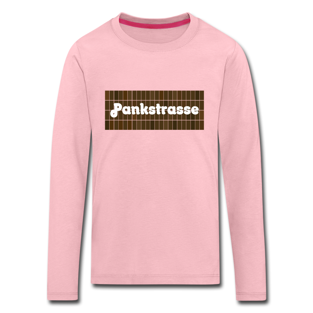 Pankstrasse - Kinder Langarmshirt - rose shadow