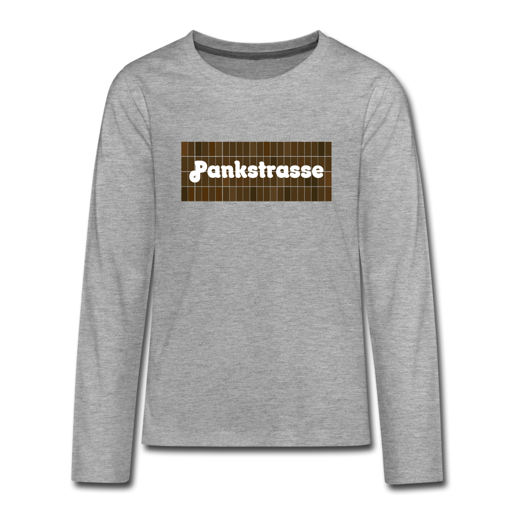 Pankstrasse - Teenager Langarmshirt - heather grey