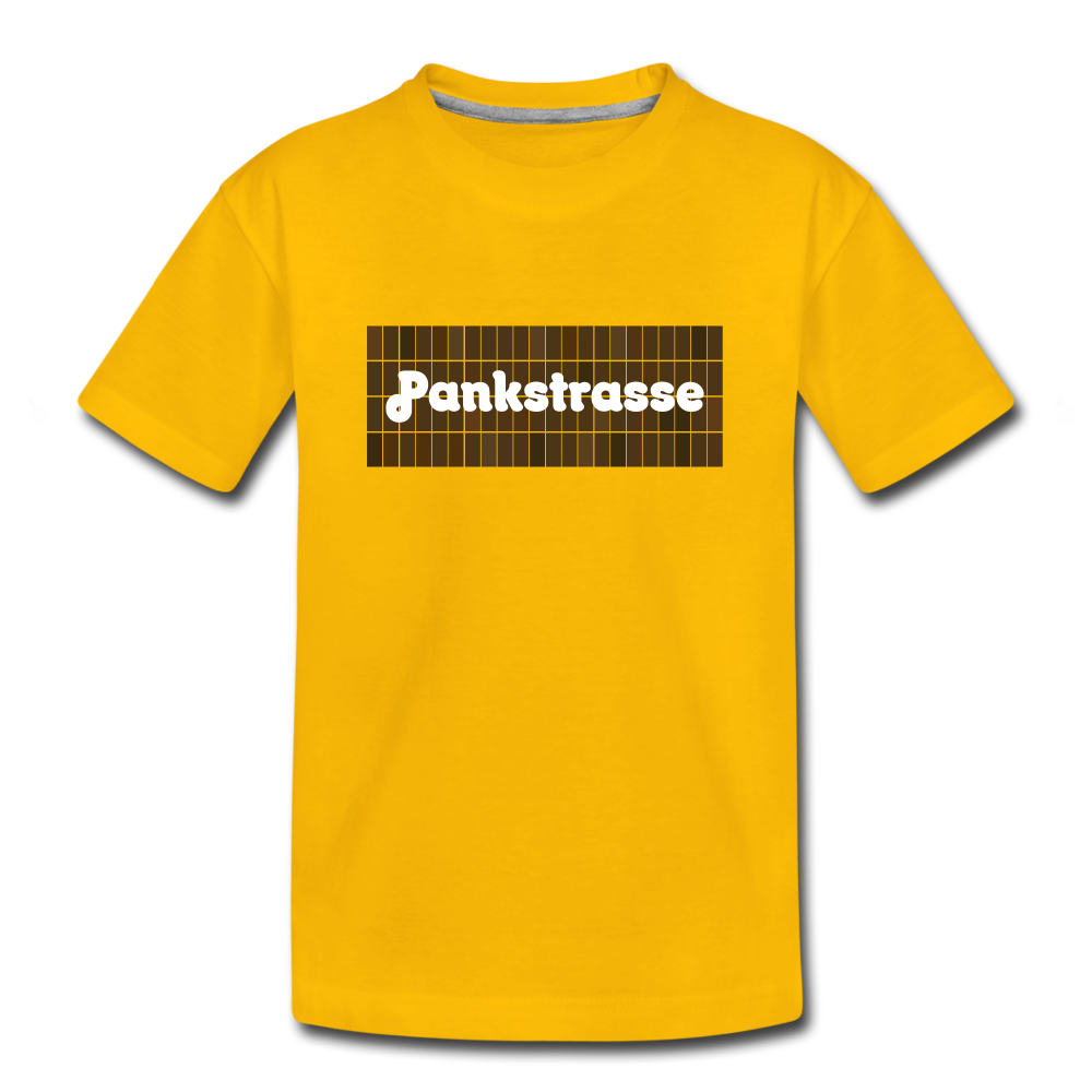 Pankstrasse - Teenager Premium T-Shirt - sun yellow