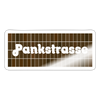 Pankstrasse - Aufkleber - white glossy