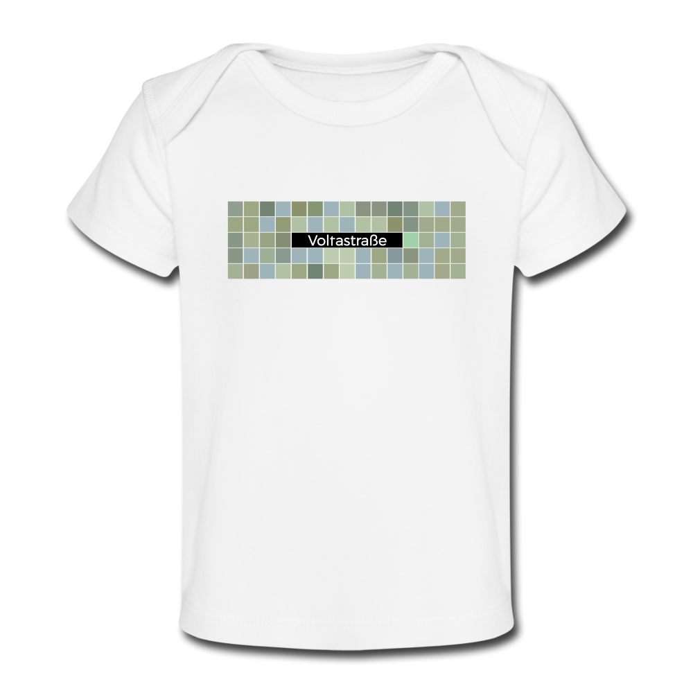 Voltastrasse - Baby Bio T-Shirt - white