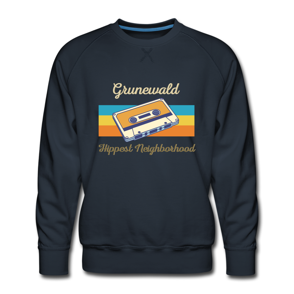 Grunewald Hippest Neighborhood - Männer Premium Sweatshirt - navy
