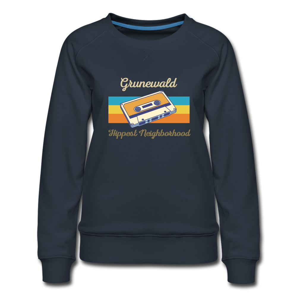 Grunewald Hippest Neighborhood - Frauen Premium Sweatshirt - navy