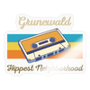 Grunewald Hippest Neighborhood - Aufkleber - transparent glossy