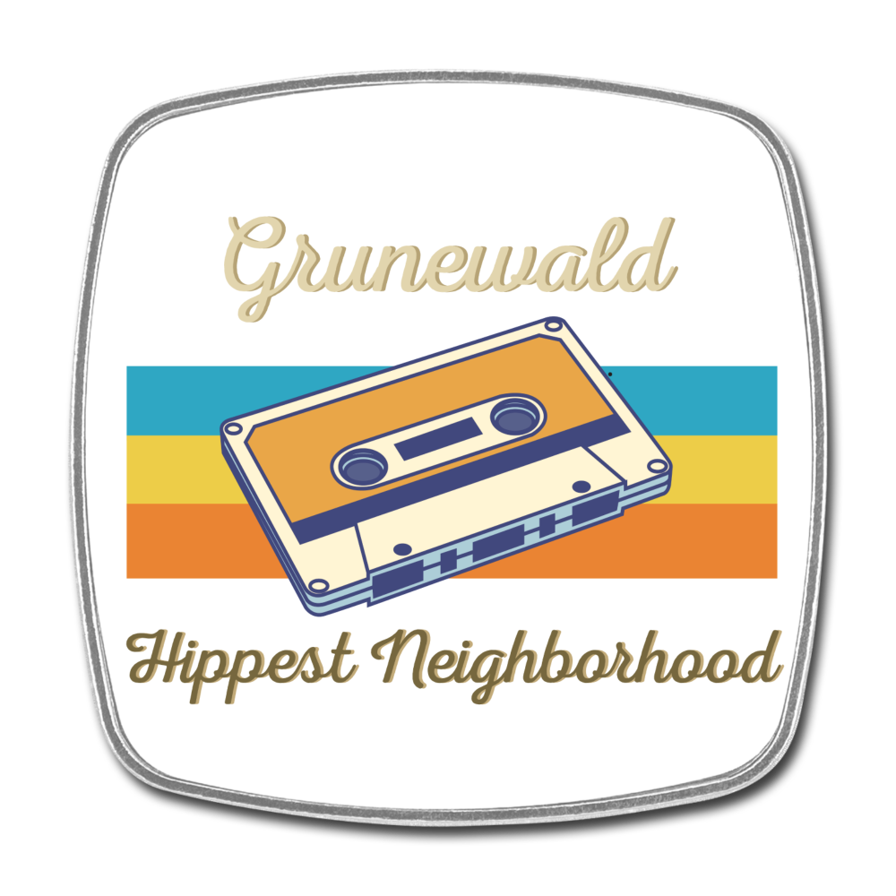 Grunewald Hippest Neighborhood - Kühlschrankmagnet - white
