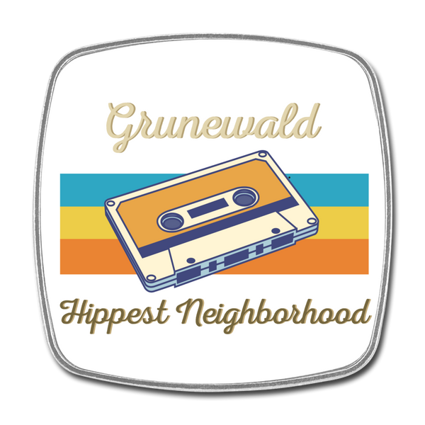 Grunewald Hippest Neighborhood - Kühlschrankmagnet - white