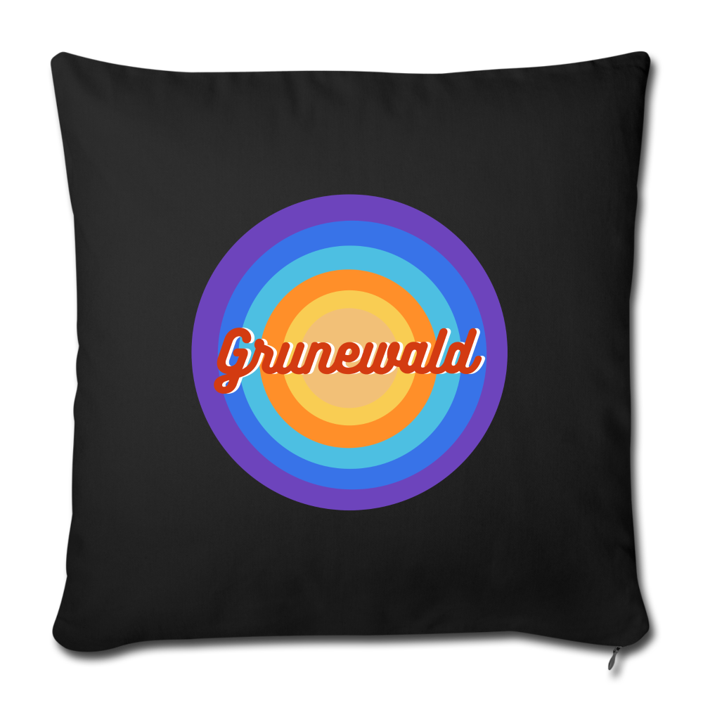 Grunewald Retro - Sofakissen mit Füllung (45 x 45 cm) - black
