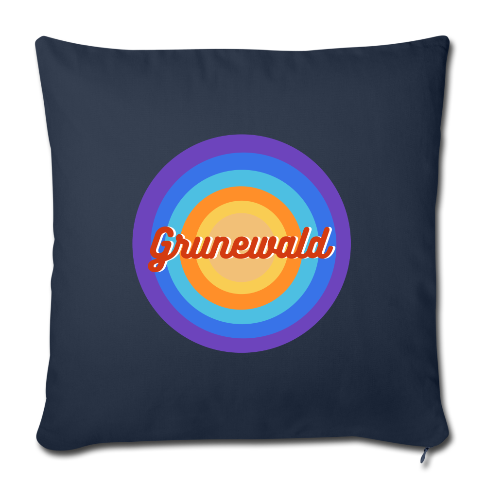 Grunewald Retro - Sofakissen mit Füllung (45 x 45 cm) - navy