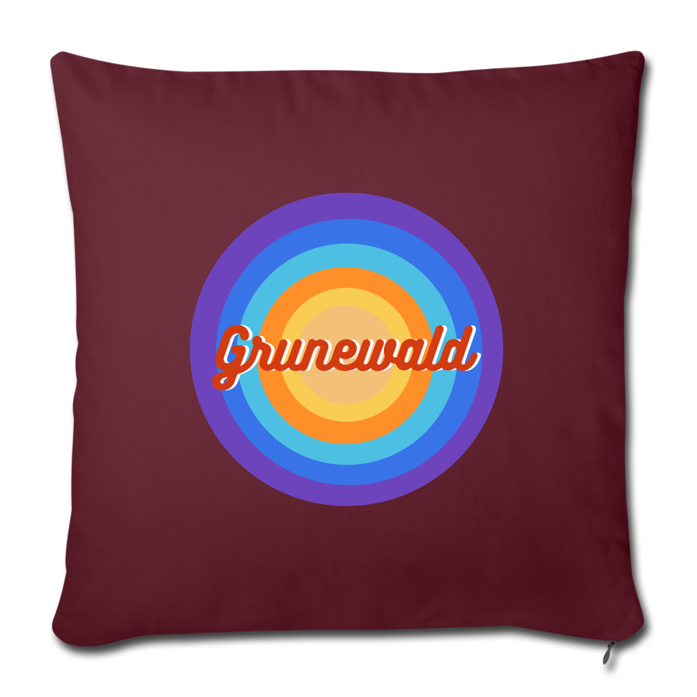 Grunewald Retro - Sofakissen mit Füllung (45 x 45 cm) - burgundy