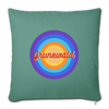 Grunewald Retro - Sofakissen mit Füllung (45 x 45 cm) - cypress green