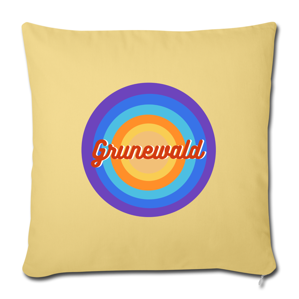 Grunewald Retro - Sofakissen mit Füllung (45 x 45 cm) - washed yellow