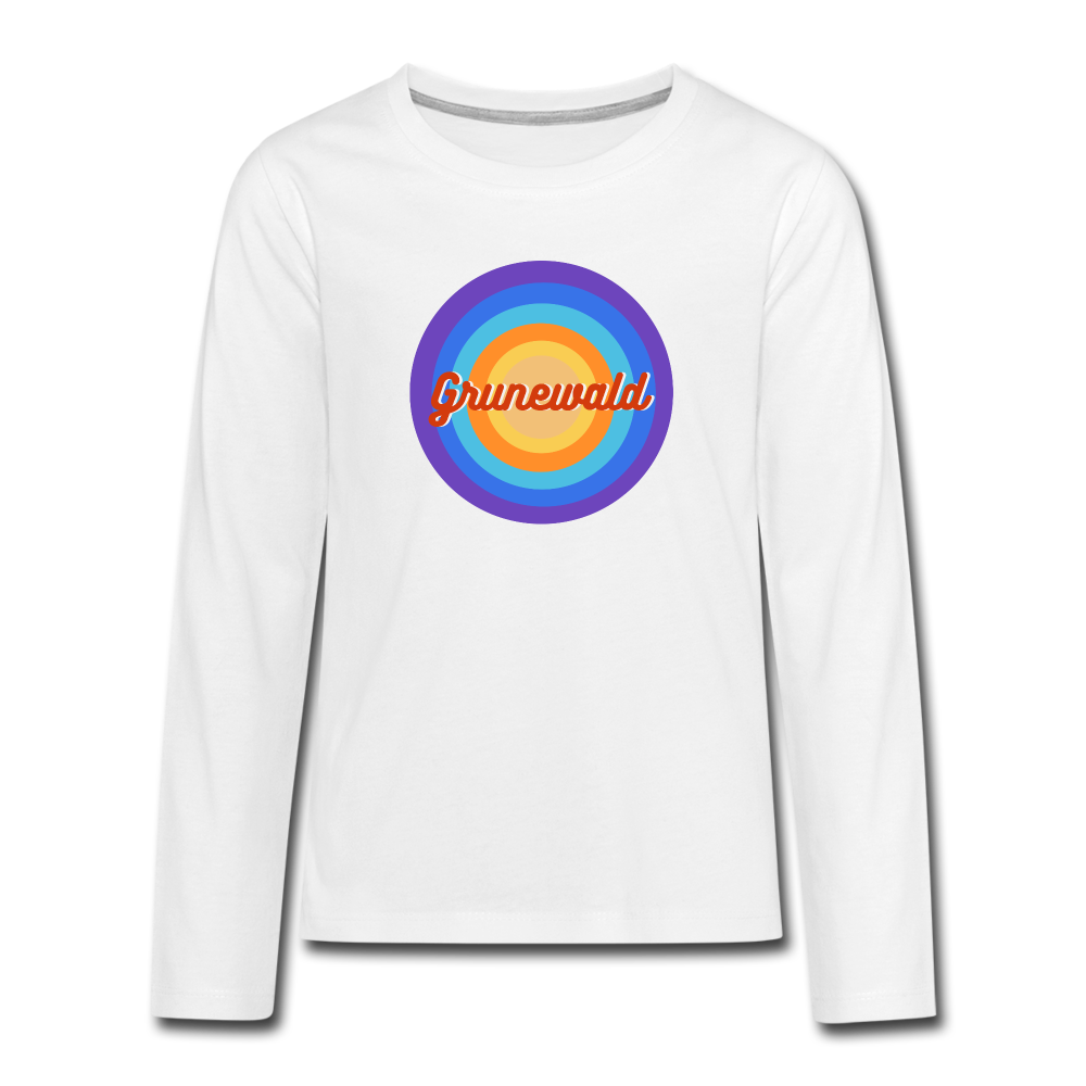 Grunewald Retro - Teenager Langarmshirt - white