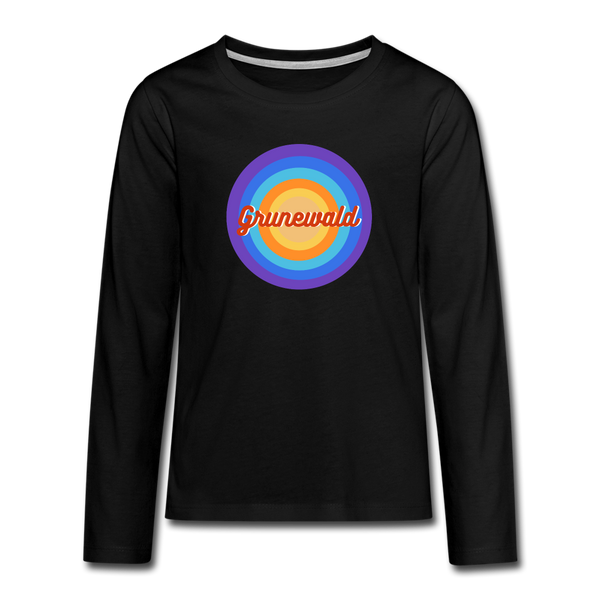 Grunewald Retro - Teenager Langarmshirt - black
