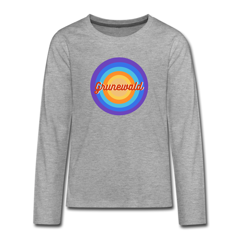 Grunewald Retro - Teenager Langarmshirt - heather grey