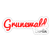Grunewald Berlin - Aufkleber - white glossy
