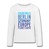 Grunewald Planet Earth - Teenager Langarmshirt - white