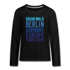 Grunewald Planet Earth - Teenager Langarmshirt - black