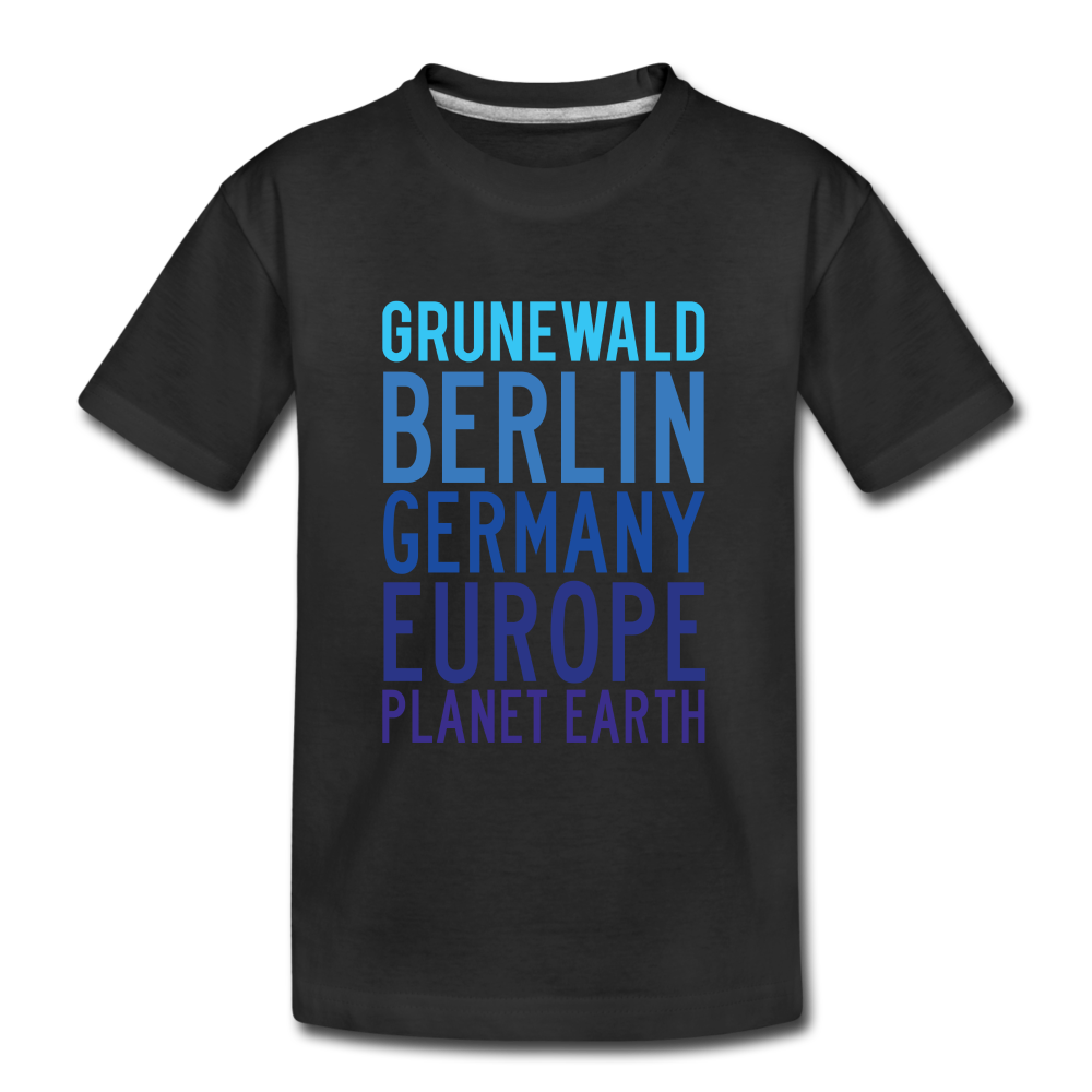 Grunewald Planet Earth - Teenager Premium T-Shirt - black