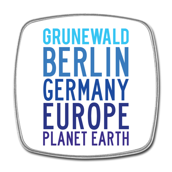 Grunewald Planet Earth - Kühlschrankmagnet - white