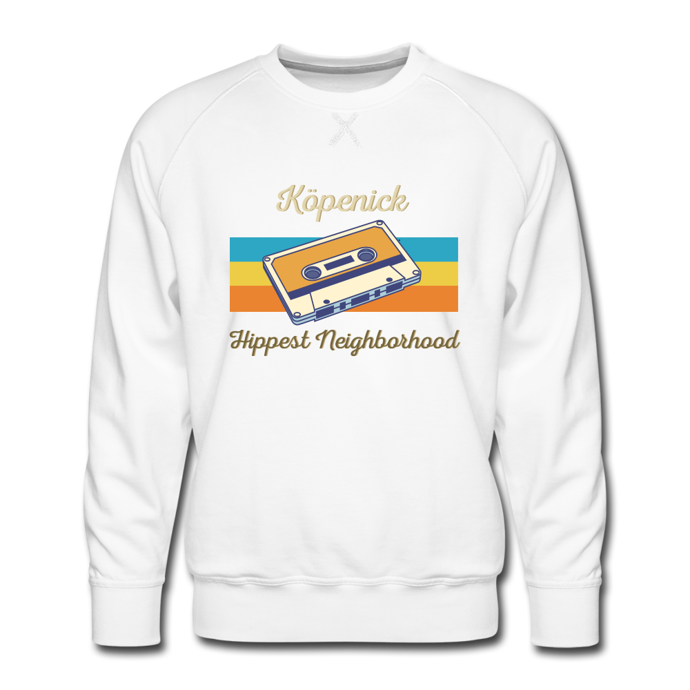 Köpenick Hippest Neighborhood - Männer Premium Sweatshirt - white