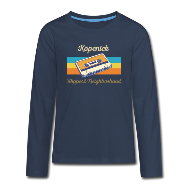 Köpenick Hippest Neighborhood - Teenager Langarmshirt - navy