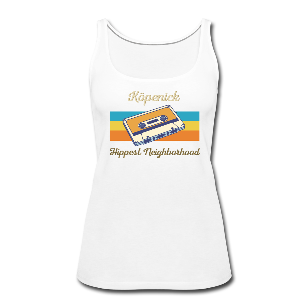 Köpenick Hippest Neighborhood - Frauen Premium Tank Top - white