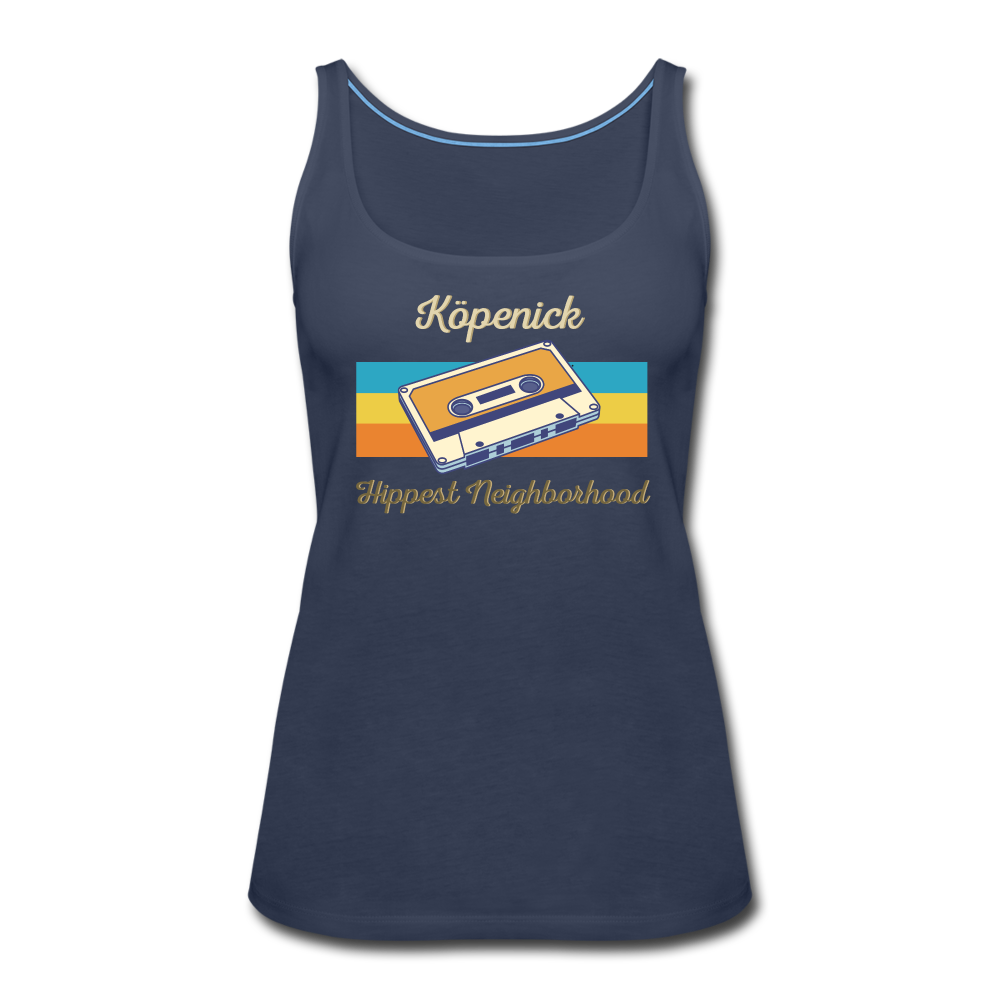 Köpenick Hippest Neighborhood - Frauen Premium Tank Top - navy