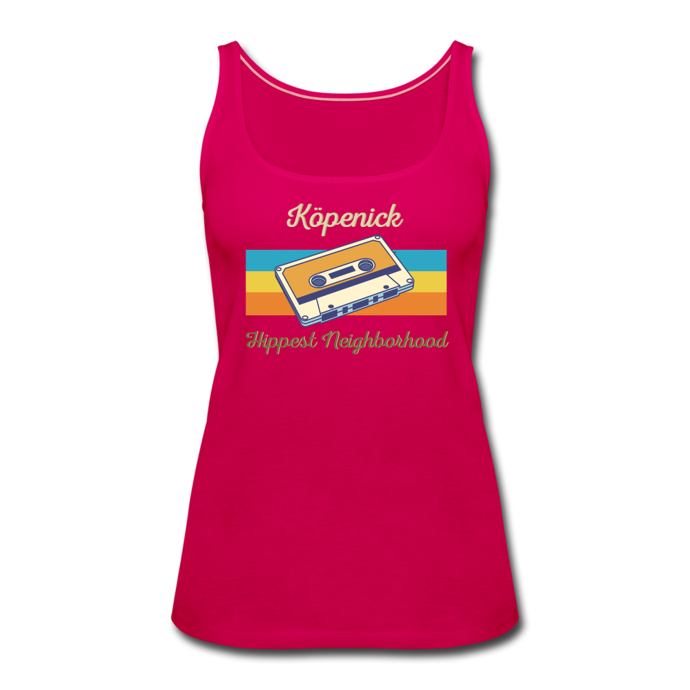 Köpenick Hippest Neighborhood - Frauen Premium Tank Top - dark pink
