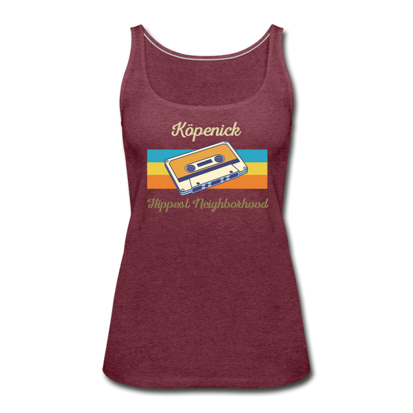 Köpenick Hippest Neighborhood - Frauen Premium Tank Top - heather burgundy