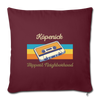 Köpenick Hippest Neighborhood - Sofakissen mit Füllung (45 x 45 cm) - burgundy
