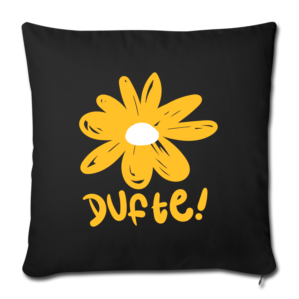Dufte - Sofakissen mit Füllung (45 x 45 cm) - black