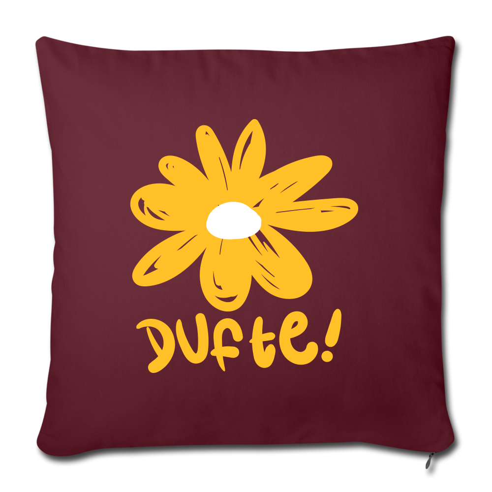 Dufte - Sofakissen mit Füllung (45 x 45 cm) - burgundy