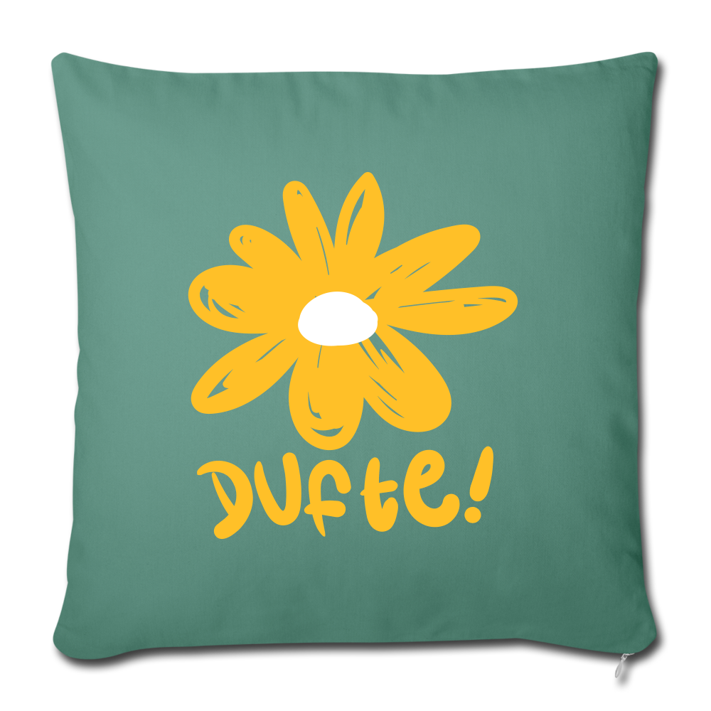 Dufte - Sofakissen mit Füllung (45 x 45 cm) - cypress green