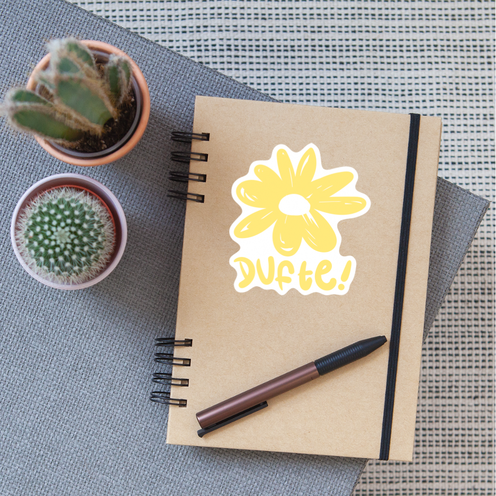Dufte - Aufkleber - white matte