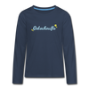 Ostschnitte - Teenager Langarmshirt - navy