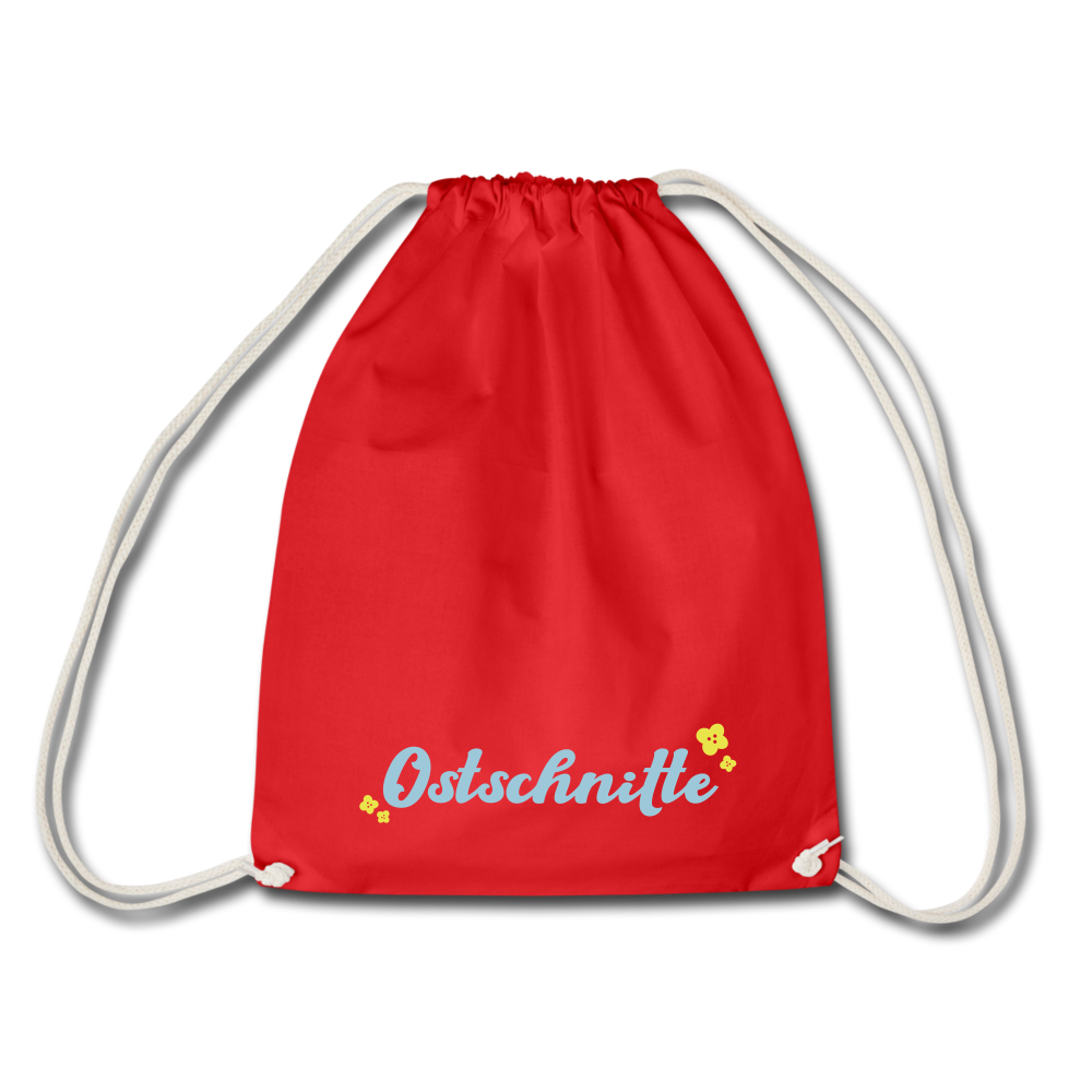 Ostschnitte - Turnbeutel - red