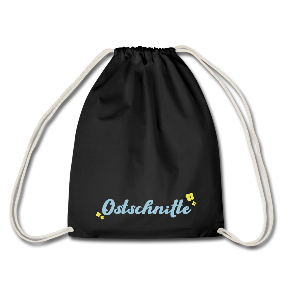Ostschnitte - Turnbeutel - black