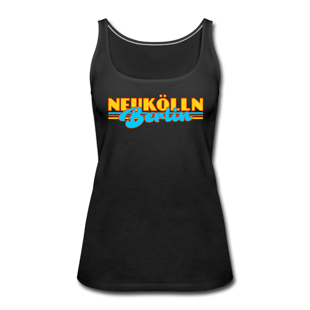 Neukölln Berlin Retro - Frauen Premium Tank Top - black