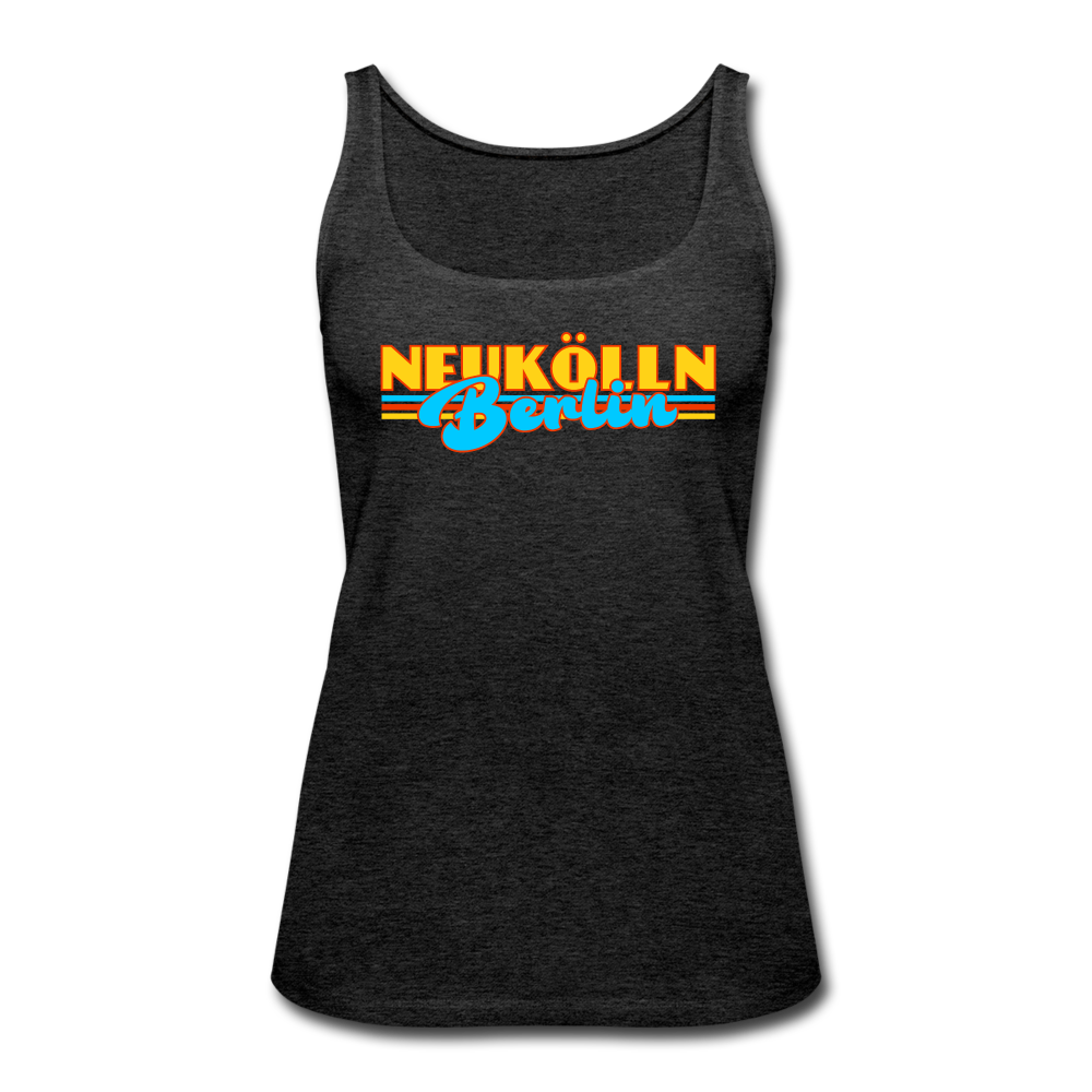 Neukölln Berlin Retro - Frauen Premium Tank Top - charcoal grey