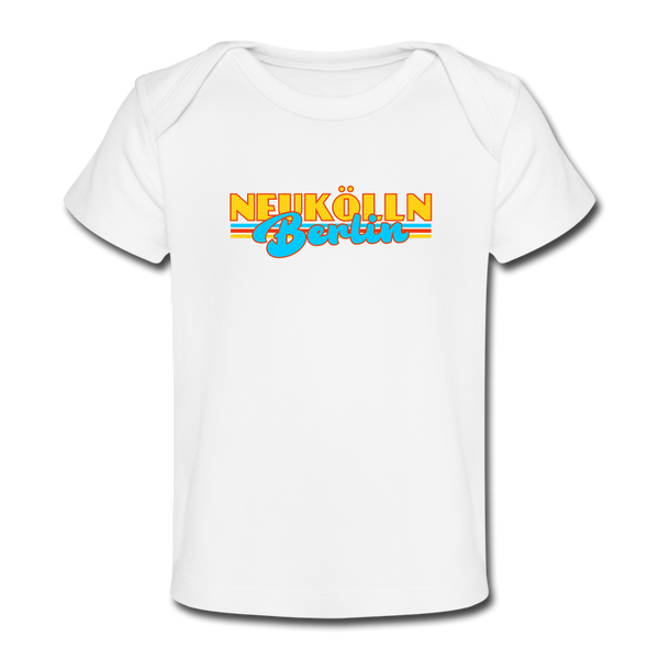 Neukölln Berlin Retro - Baby Bio T-Shirt - white