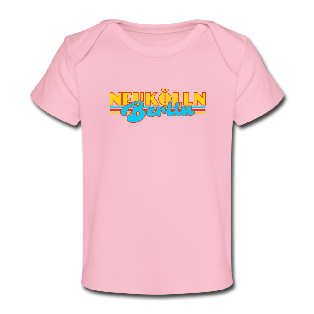 Neukölln Berlin Retro - Baby Bio T-Shirt - light pink