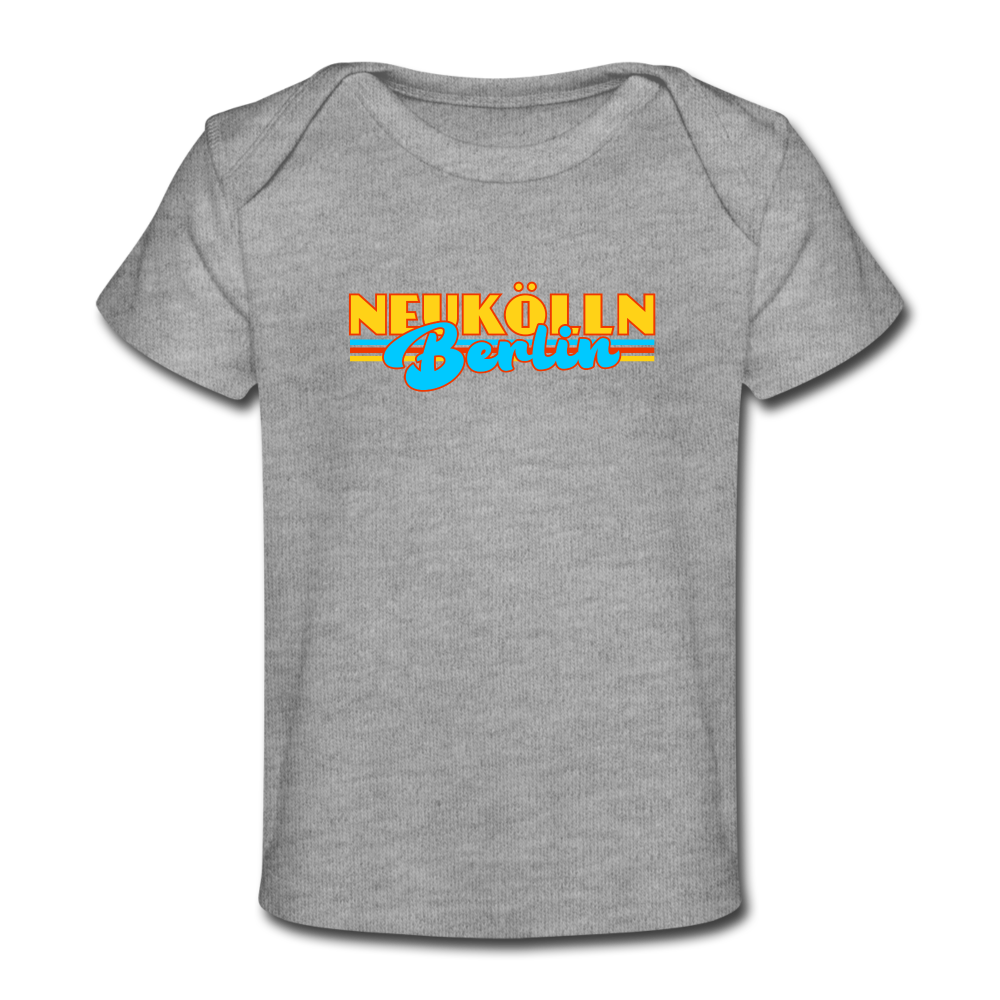 Neukölln Berlin Retro - Baby Bio T-Shirt - heather grey