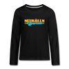 Neukölln Berlin Retro - Teenager Langarmshirt - black
