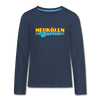 Neukölln Berlin Retro - Teenager Langarmshirt - navy