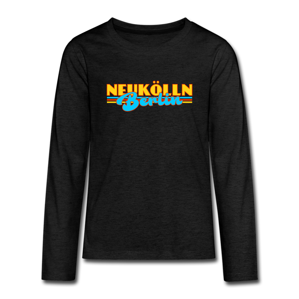 Neukölln Berlin Retro - Teenager Langarmshirt - charcoal grey