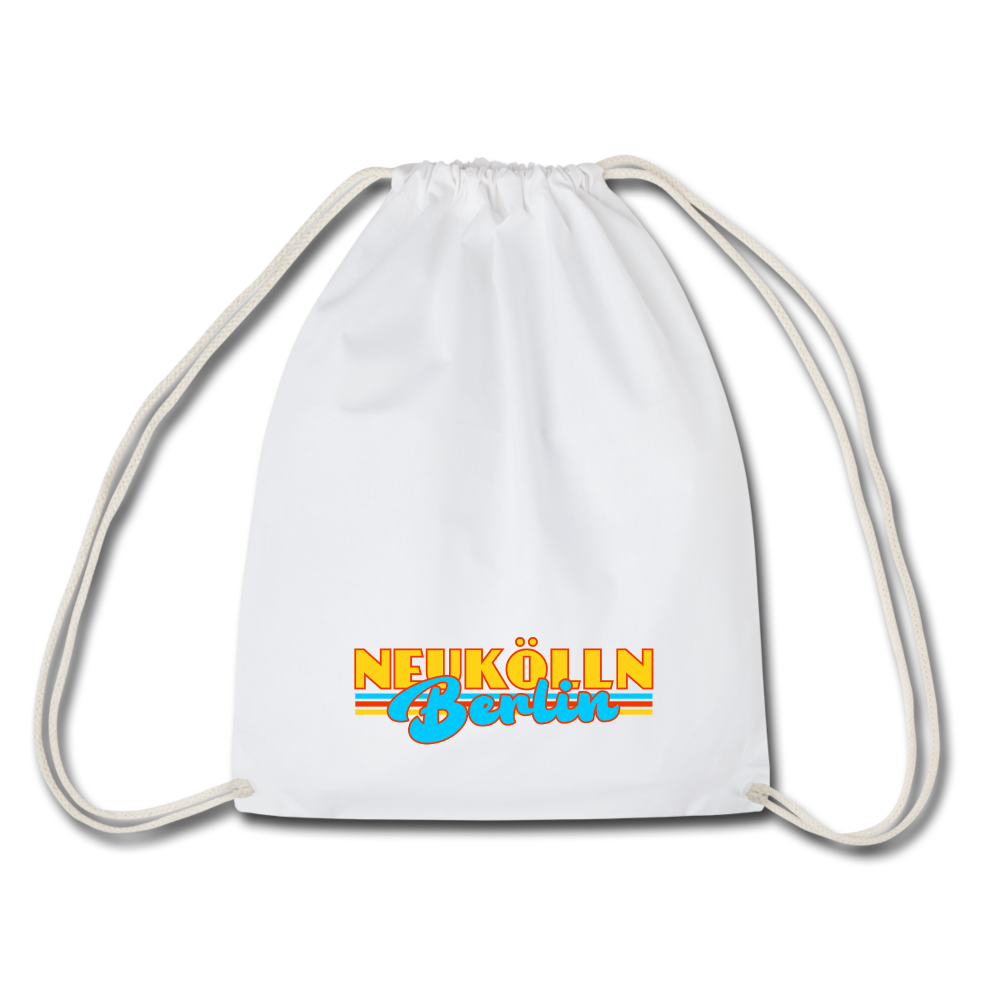 Neukölln Berlin Retro - Turnbeutel - white
